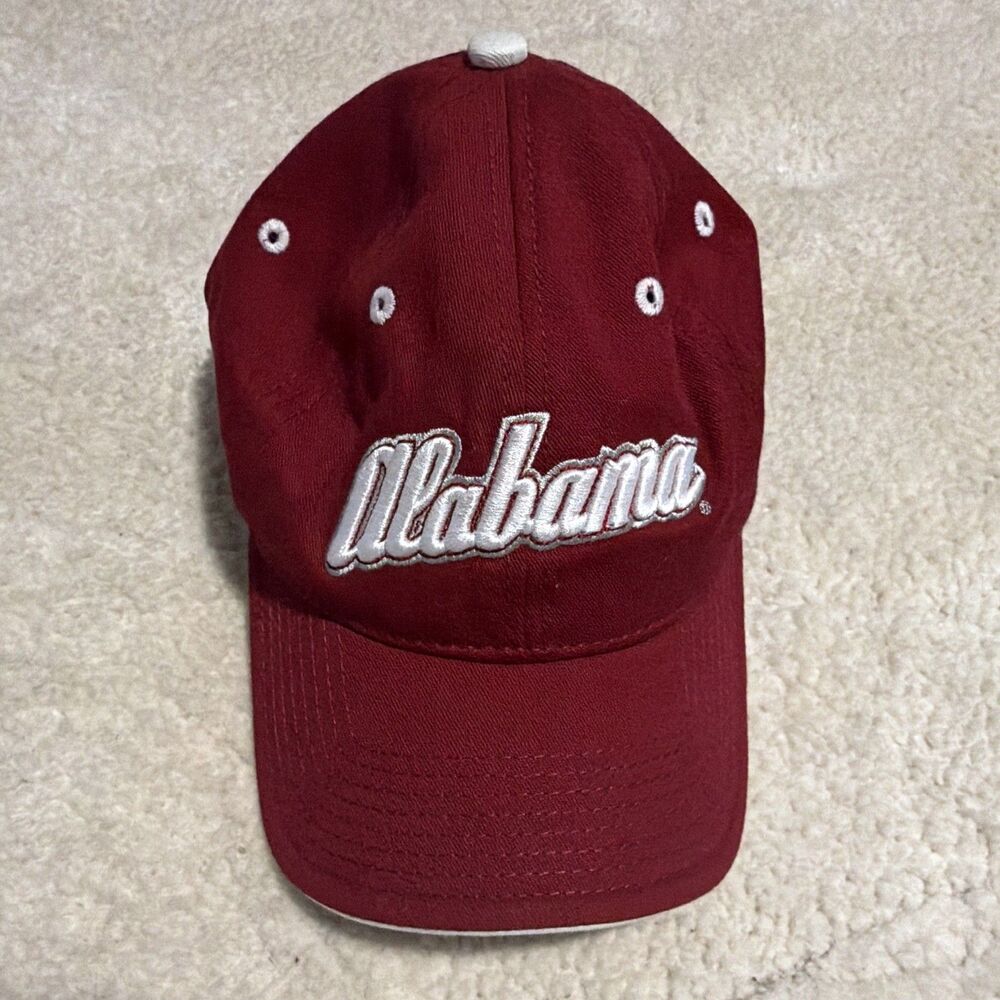 The Game Alabama Crimson Tide Red/White Adjustable Cap Hat One Size